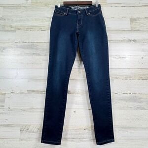Express Stella Regular Fit Dark Wash Skinny‎ Denim Jean Leggings Womens Size 8